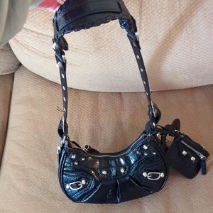 EGO TEXAS BLACK SHOULDER BAG